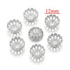 Stainless Steel Petal Bead Cap Tori Bead Vacuum Electroplated Totem Jewelry Making Gasket