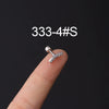 Stainless Steel Piercing Earrings Geometric Electroplated Fashion Jewelry