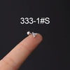 Stainless Steel Piercing Earrings Geometric Electroplated Fashion Jewelry