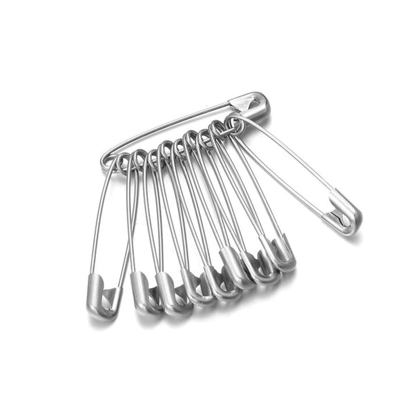 Stainless Steel Pin Cuff Brooch Safety Buckle Diy Accessories Simple Style