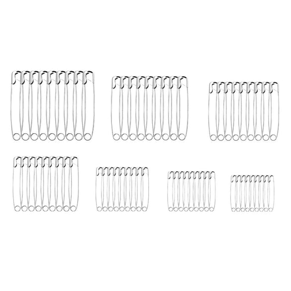 Stainless Steel Pin Cuff Brooch Safety Buckle Diy Accessories Simple Style