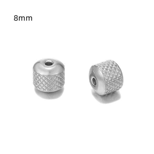 Stainless Steel Pineapple Beads Jewelry Accessories For Diy Bracelet And Necklace With Electroplating Treatment