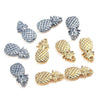 Stainless Steel Pineapple Pendant Jewelry Handmade Accessories With Electroplating