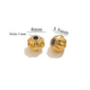 Stainless Steel Plated 18K Gold Baroque Pumpkin And Lantern Beads Handmade Diy Bracelet With Totem Pattern