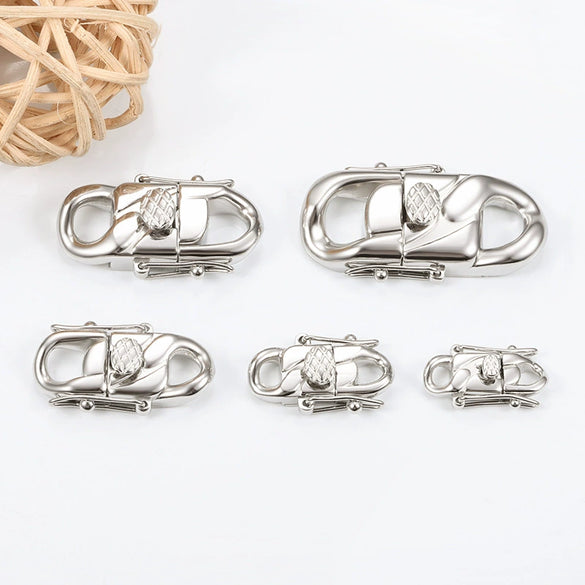 Stainless Steel Polished Dragon Buckle Jewelry Accessories For Necklace And Bracelet