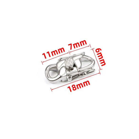 Stainless Steel Polished Dragon Buckle Jewelry Accessories For Necklace And Bracelet