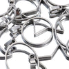 Stainless Steel Polished Geometric Heart Hollow Border Gem Base Pendant Frame Electroplated Diy Handmade Jewelry Accessories