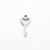 Stainless Steel Polished Hollow Palm Wings Key Lock Sun Star Compass Symbol Jewelry Pendant With Electroplating And Geometric Design