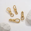 Stainless Steel Polished Jewelry Accessories Eagle Mouth Buckle Lanyard Pendant Buckle Universal Rotating Spring Buckle Round Key Chain Modern Simplicity