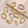 Stainless Steel Polished Love Spring Buckle Jewelry Accessories