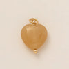 Stainless Steel Rainbow Zircon Love Pendant Necklace With Electroplating