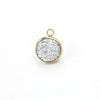 Stainless Steel Resin Baby's Breath Pendant Necklace Bracelet Jewelry Accessories Electroplated