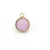 Stainless Steel Resin Baby's Breath Pendant Necklace Bracelet Jewelry Accessories Electroplated