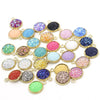 Stainless Steel Resin Baby's Breath Pendant Necklace Bracelet Jewelry Accessories Electroplated