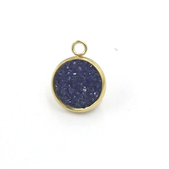 Stainless Steel Resin Baby's Breath Pendant Necklace Bracelet Jewelry Accessories Electroplated
