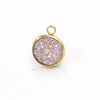 Stainless Steel Resin Baby's Breath Pendant Necklace Bracelet Jewelry Accessories Electroplated
