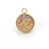 Stainless Steel Resin Baby's Breath Pendant Necklace Bracelet Jewelry Accessories Electroplated