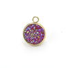 Stainless Steel Resin Baby's Breath Pendant Necklace Bracelet Jewelry Accessories Electroplated