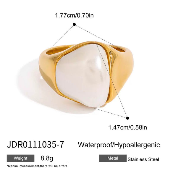 Stainless Steel Resin Jewelry With Geometric Pattern And Electroplating Process For Women