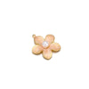 Stainless Steel Retro Flower Pendant Necklace With Electroplating