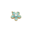 Stainless Steel Retro Flower Pendant Necklace With Electroplating