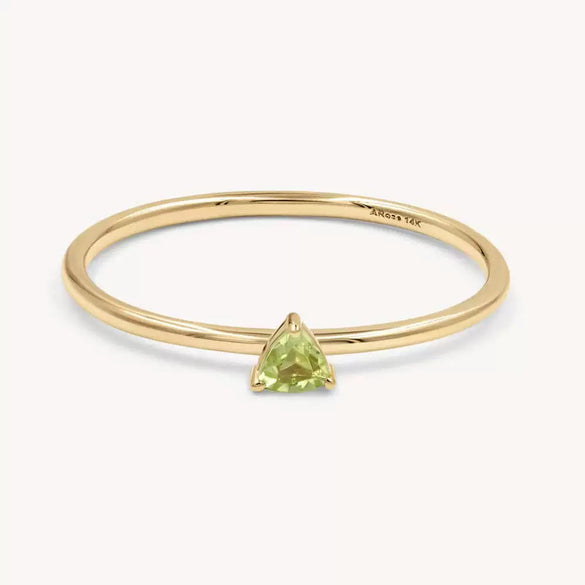 Stainless Steel Retro Geometric December Birthstone Ring With Colored Zircon And Electroplating