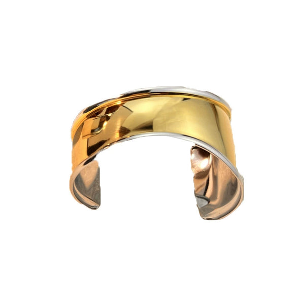 Stainless Steel Retro Geometric Electroplated Women's Bracelet