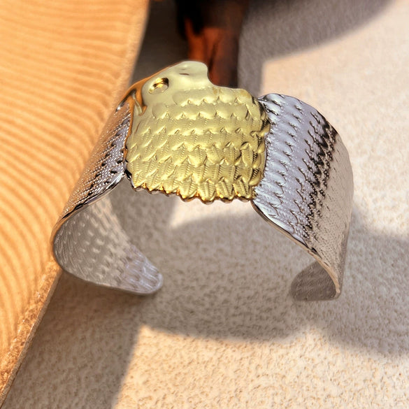 Stainless Steel Retro Geometric Electroplated Women's Bracelet