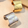 Stainless Steel Retro Geometric Electroplated Women's Bracelet