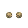 Stainless Steel Retro Old Design Neutral Style Electroplating Necklace And Earrings Set