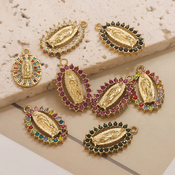 Stainless Steel Retro Pendant Necklace Jewelry Accessories 18K Goldplated