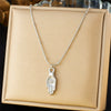 Stainless Steel Retro Personality Devil's Eye Palm Pendant Jewelry Necklace With Bamboo Chain And Electroplating