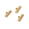 Stainless Steel Retro Style Porous Tassel Earrings Connector And Hairpin Pendant Holder Jewelry Accessories With Electroplating