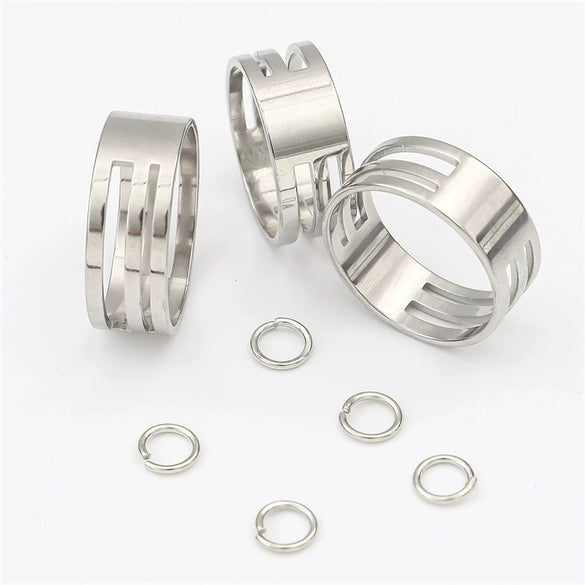Stainless Steel Ring Opening And Closing Tool Handmade Diy Jewelry Tool Electroplated Metal