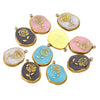Stainless Steel Rose Enamel Jewelry Pendant For Women Diy Handmade Accessories With Electroplating