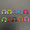 Stainless Steel Round Baking Paint Nose Ring And Ear Bone Nail Body Piercing Jewelry