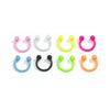 Stainless Steel Round Baking Paint Nose Ring And Ear Bone Nail Body Piercing Jewelry