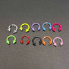 Stainless Steel Round Baking Paint Nose Ring And Ear Bone Nail Body Piercing Jewelry
