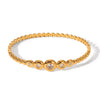 Stainless Steel Round Bead Bracelet For Women Highend Zircon Inlaid 18K Goldplated Geometric Ins Style