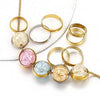 Stainless Steel Round Bead Electroplated Diy Jewelry Accessories Bracelet Necklace Spacer
