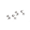 Stainless Steel Round Bead Handmade Ear Studs And Earrings Jewelry Accessories With Glossy Finish And Polish Processing