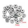 Stainless Steel Round Beads For Diy Bracelet And Necklace Vacuum Plating Electroplating