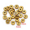 Stainless Steel Round Beads For Diy Bracelet And Necklace Vacuum Plating Electroplating