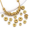 Stainless Steel Round Beads For Diy Bracelet And Necklace Vacuum Plating Electroplating