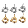 Stainless Steel Round Connection Buckle Electroplated Diy Jewelry Accessories For Necklace And Bracelet