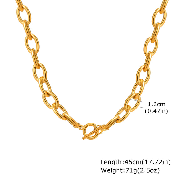 Stainless Steel Round Cross Fashion Chain Bracelet Necklace