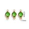 Stainless Steel Round Diy Jewelry Chain Bracelet Necklace With Crystal Connector And Colorretaining Electroplating