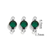 Stainless Steel Round Diy Jewelry Chain Bracelet Necklace With Crystal Connector And Colorretaining Electroplating