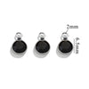 Stainless Steel Round Diy Jewelry Chain Bracelet Necklace With Crystal Connector And Colorretaining Electroplating