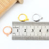 Stainless Steel Round Ear Hook Earrings Jewelry Accessories With Electroplating For Men And Women